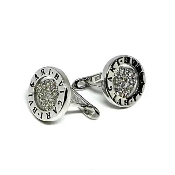 кръгли обеци кръг със сърце